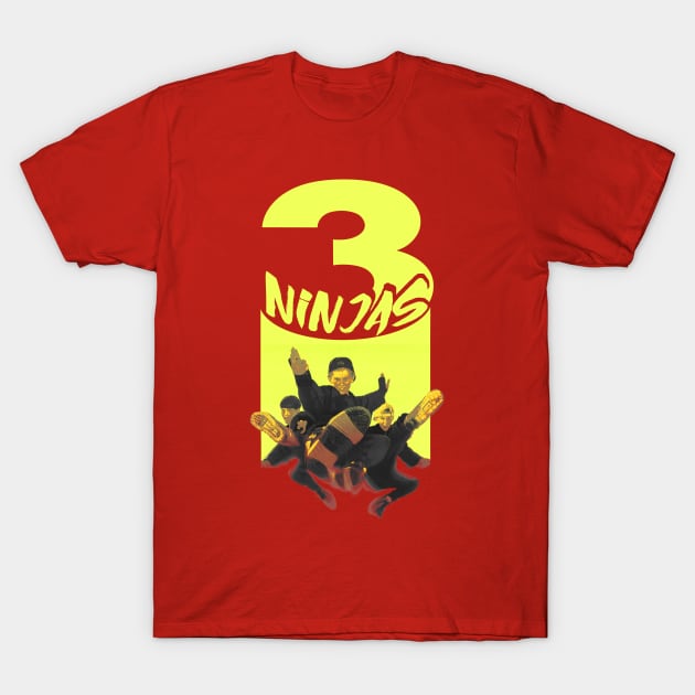 3 Ninjas T-Shirt by CoolDojoBro